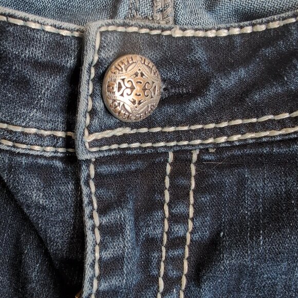 Silver Jeans Women's Blue SUKI Denim Jeans Bootcut Contrast Stitching, Size 36 - Picture 3 of 11